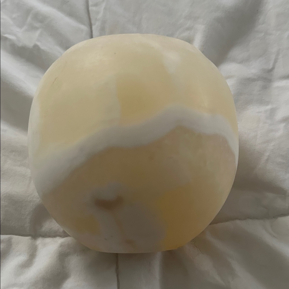 RESTORATION HARDWARE ALABASTER CANDLE HOLDER - Picture 4 of 7